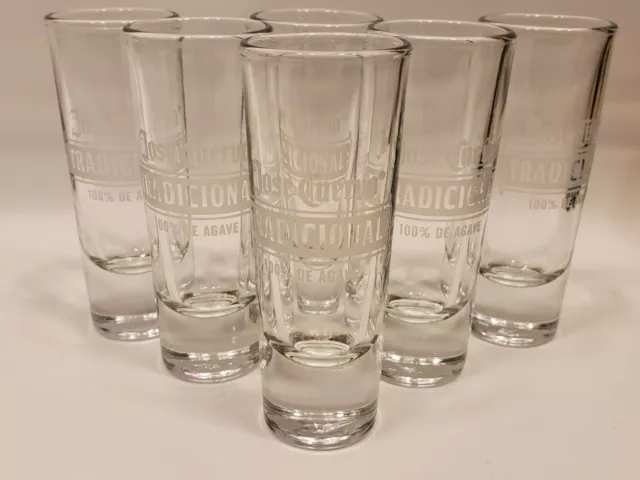 Jose Cuervo Traditional Mexican Tequila Set of 6 Shot Glasses