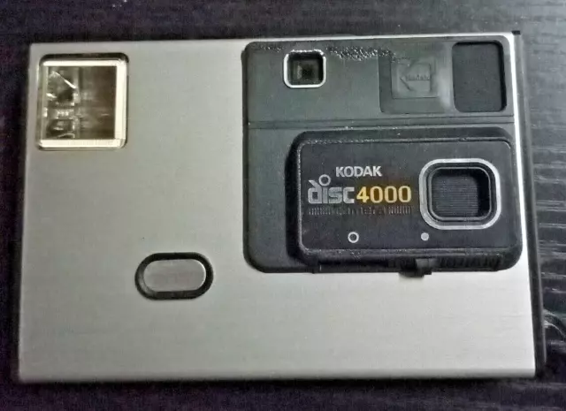 Cámara fotográfica vintage Kodak disc 4000