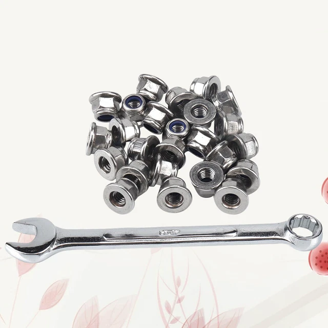 25 Pcs Metrische Schraubenschlüssel T-Muttern Feingewindemutter