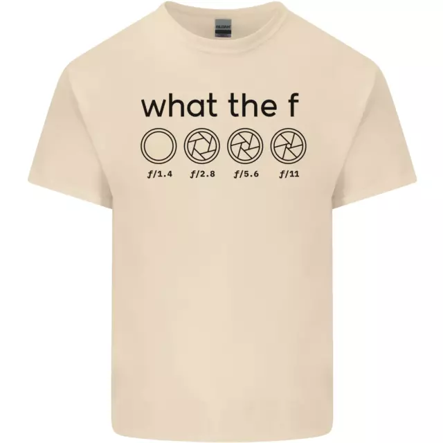 Divertente Fotografia F Stop Fotocamera Lente Uomo Cotone T-Shirt