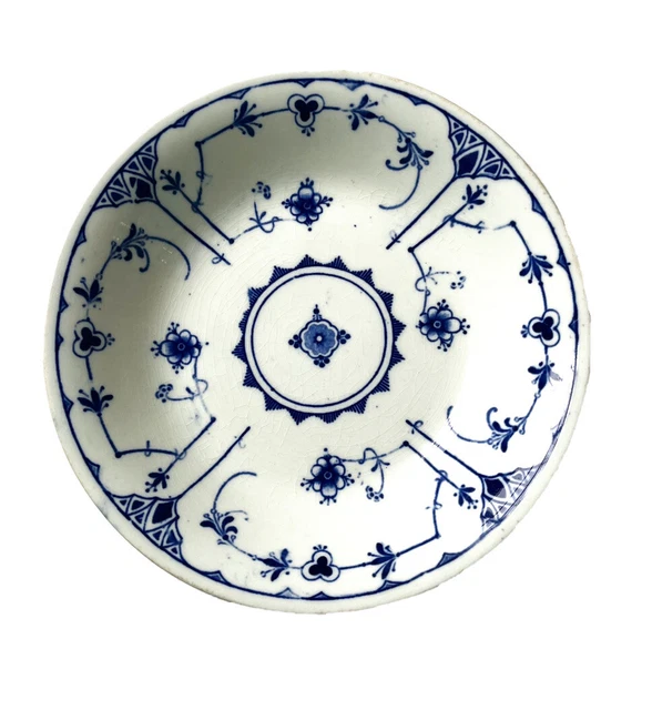 Royal Copenhagen Viking Blue and White Fluted Antique Porcelain Bowl