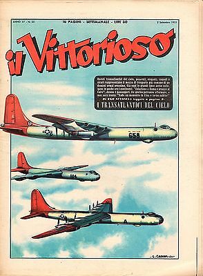 [Atp] Rivista Vittorioso Originale Anno 1951 Numero 35