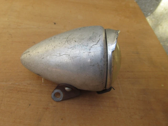 JOS PHARE AVANT A CASQUETTE VELO RANDONNEUR VILLE ANCIEN BICYCLE HEADLIGHT