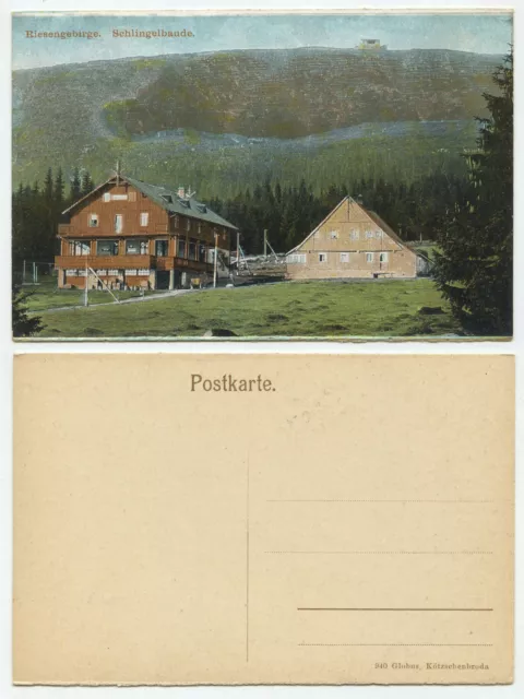 39199 - Slingelbaude - Giant Mountains - old postcard