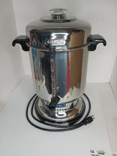 DeLonghi DCU62 The Ultimate Coffee Urn 20-60 cups Stainless Steel 20 - 60  Cups
