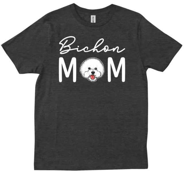 Dog Mom Lover Fur Mama Bichon Frises Cute Gift For Her T-shirt
