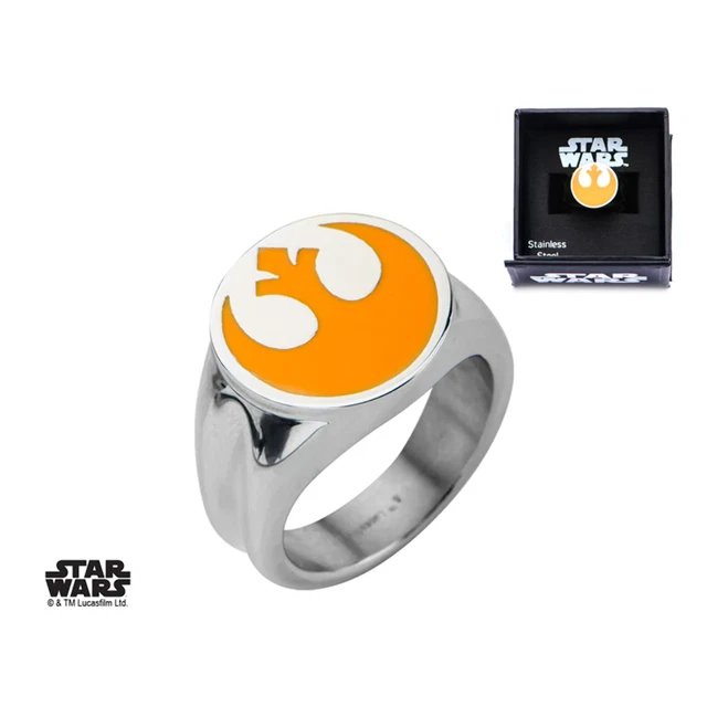 Sales Uno star Wars Rebel Alliance Simbolo Anello Sz 11 Inossidabile steel Nuovo