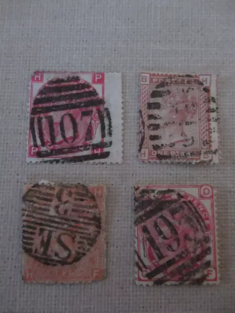 Lot de  Timbres - Stamp  GRANDE BRETAGNE Anciens oblitérés avec charnière Lot 66