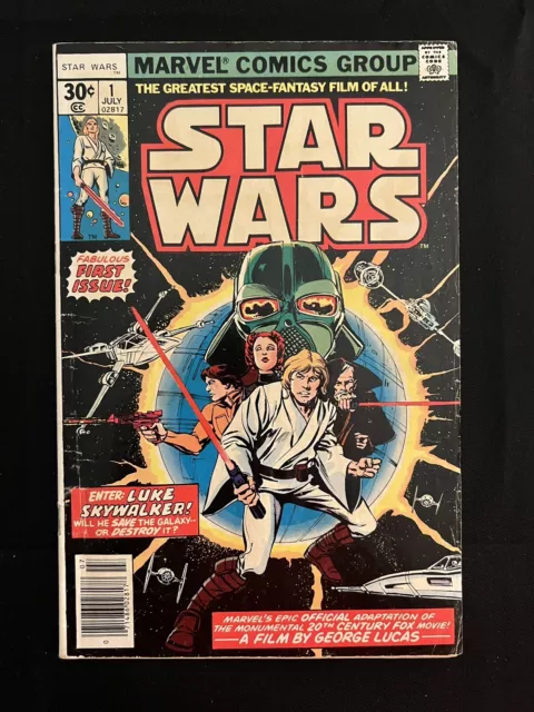 Star Wars #1 Newsstand 1st Print - Marvel Comics 1977