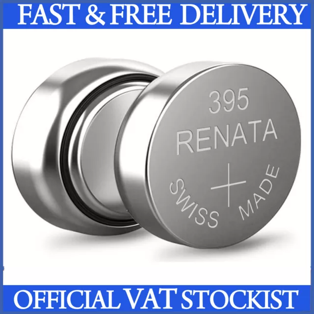 Renata Watch Battery 395 SR927SW - Long Expiry - Swiss Made -FAST& FREE DELIVERY