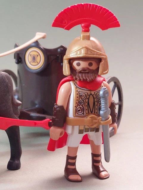 PLAYMOBIL HISTORY CUSTOM personnage char Grecque Romain Spartiate FIGURINE NEUF EUR 12,50 