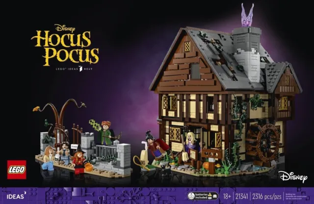 21341 Disney Hocus Pocus il cottage delle sorelle Sanderson Lego