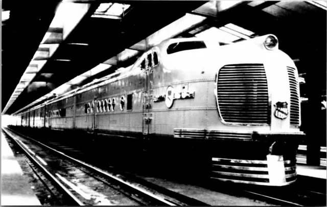 Union Pacific Streamliner Railway RPPC Postcard Train Railroad Reprint