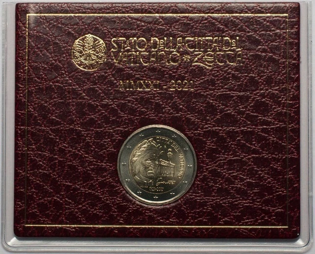 Vatican 2 euro 2021 Dante Alighieri (#8054)