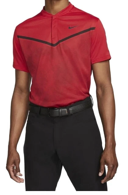 Nike DRI-FIT ADV TIGER WOODS GOLF T-SHIRT RED MEN´S Size M DH0916-687