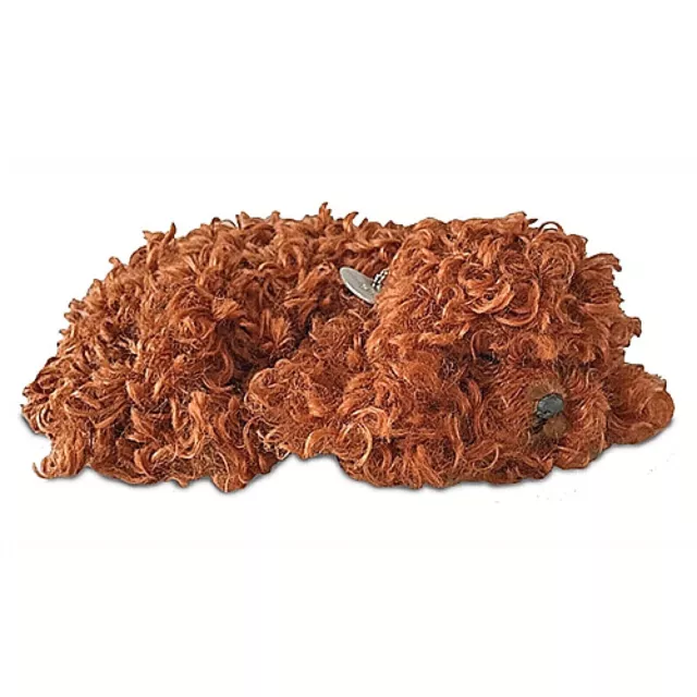 Precious Petzzz 'breathing' Brown Cockapoo soft toy and pet bed Dog lover gift