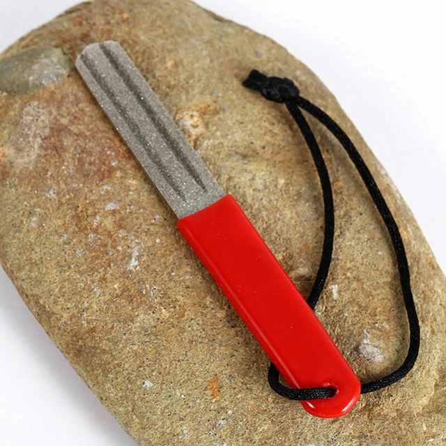 Diamond Fishook Fishing Hook Hone affilatura pesca file di affilatura L1X8 U0Q7 Z5M1