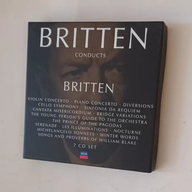 Britten Conducts Britten Benjamin Britten Decca 7 CD Box Set Classical 2006