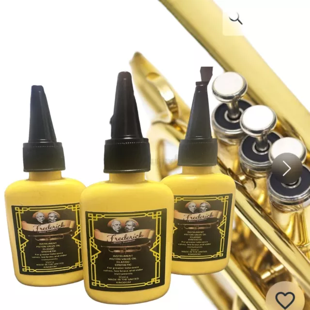 3 Bottles Of Virtuosi Trumpet Valve Oil Lubricant @FREE POSTAGE@ 2