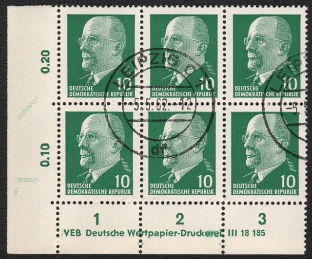 DDR 1961/72 - Mi-Nr. 846 Xx UR S2 DV 1b gest / used - BPP-Attest
