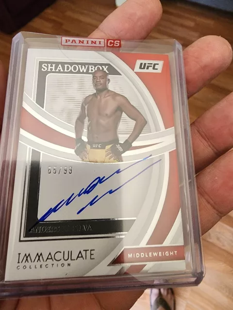 Immaculate Collection Shadowbox Anderson Silva Auto /99