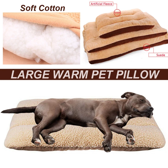 Super Large Pet Bed Mattress Dog Cat Puppy Soft Cushion Pillow Mat Warm Blanket
