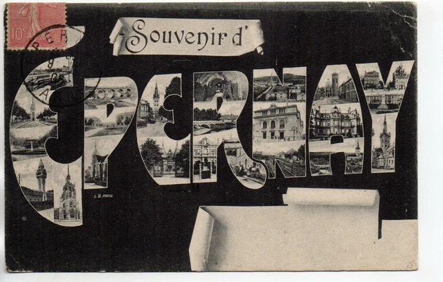 EPERNAY - Marne - CPA 51 - Souvenir Card - Multi View Cards No. 9