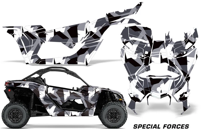 Utv Graphique Autocollants Stickers pour Can-Am R 2DR 2024-25 Slashcamo
