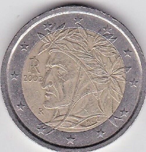 Cette pièce de 2 euros de Dante Alighieri est la seule qui vaut une fortune