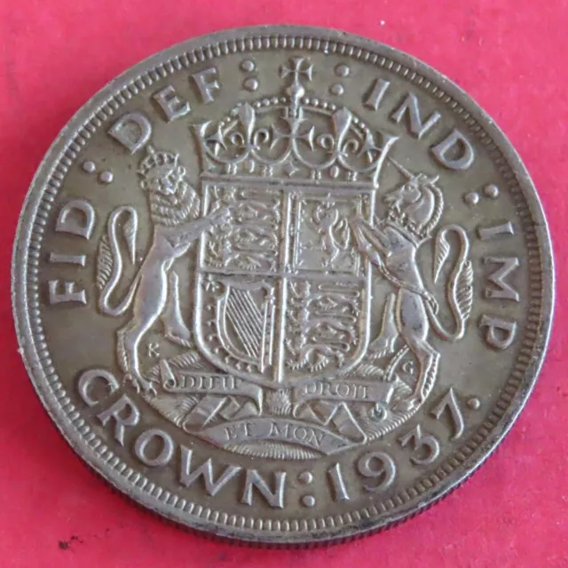 1937 George Vi Coronation Silver Crown