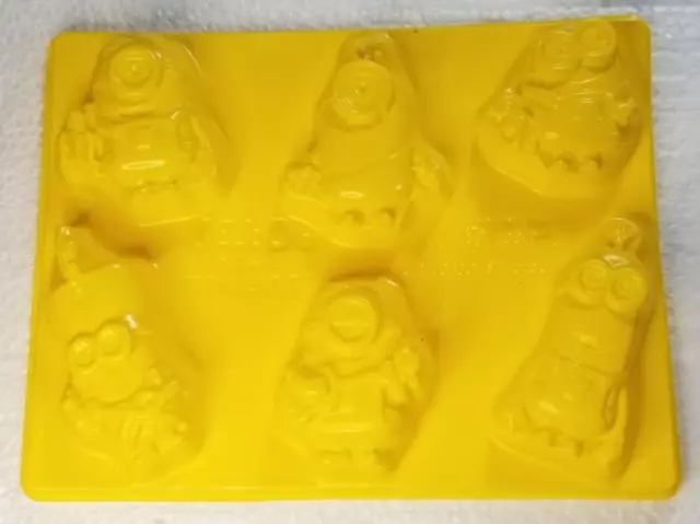 Despreciables moldes de gelatina ME Minions 6 ranuras para fiesta universal estudios diversión