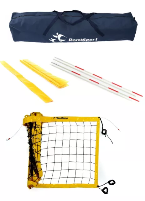 Professionelles Netz für Volleyball-Set 8.5m - 9,5m mit Antennas und Taschen