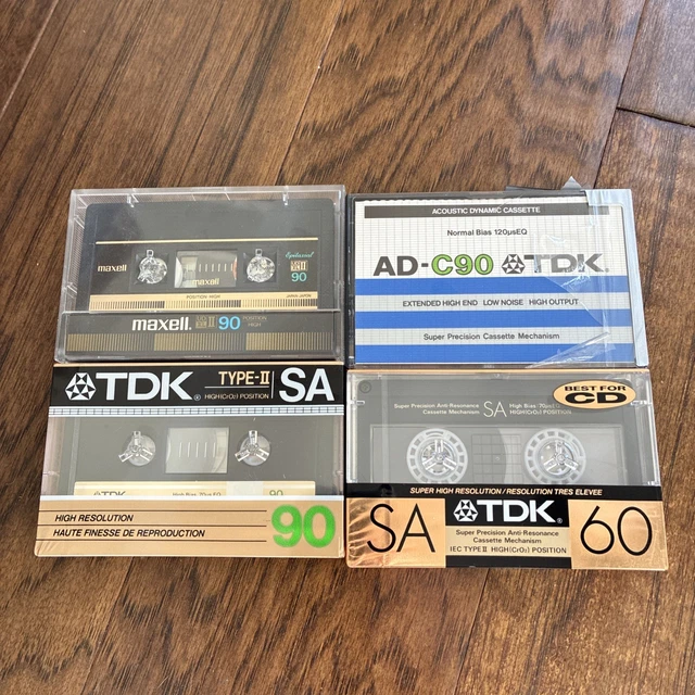 3 cassettes audio TDK SA 90 TYPE I1 CHROME Tape OCCASION