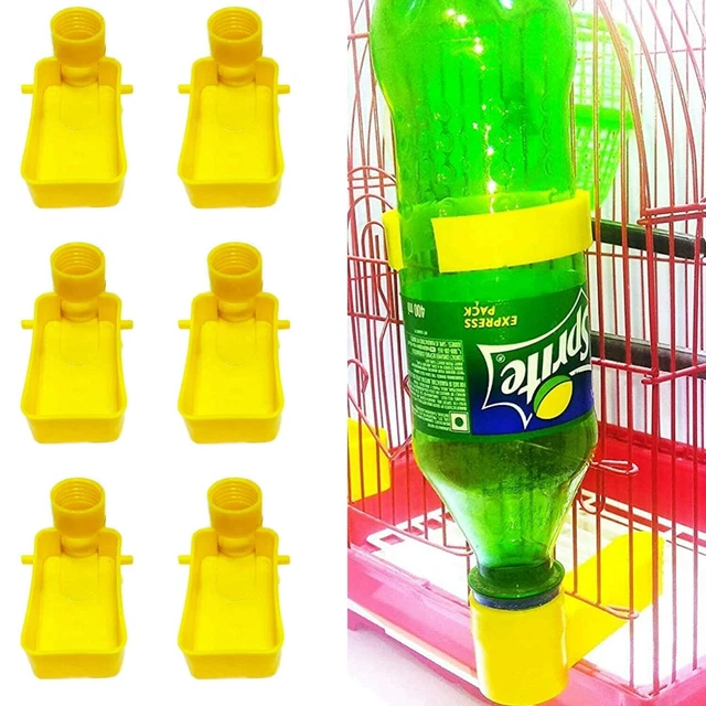 Birds Mini World  Bird Feeder Cap for Budgies and Hens , Water and Feed Set 3 Pc