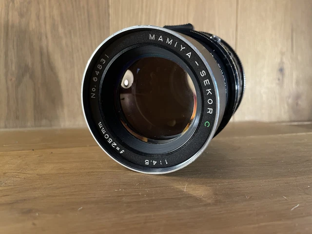 EXC+ 4 Mamiya Sekor C 250mm F/4.5 Téléphoto Mf Objectif pour RB67 Pro S SD De