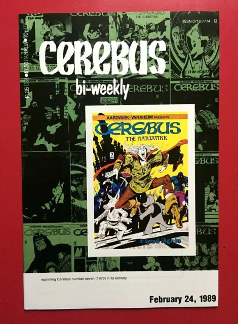 CEREBUS BI-WEEKLY #7 (VFNM) DAVE SIM Aardvark Vanaheim 1989