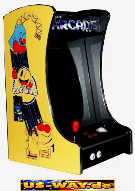G288P Classic Arcade TV Video Spielautomat Bartop Thekengerät 19" LCD Bildschirm