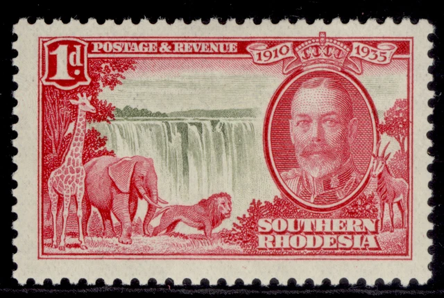 SOUTHERN RHODESIA GV SG32, 2d emerald & sepia, M MINT.