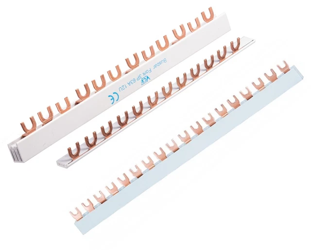 REV Ritter 1-Phasen Automatenschiene – 12 Mm² Querschnitt, Für Bis Zu 12 Sicherungsautomaten, 3 Stück
