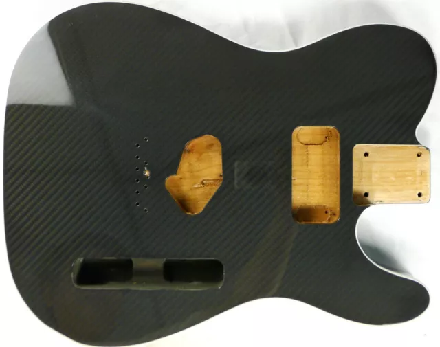Tele Guitar Body 3pcs North American Alder Carbon Fiber Veener Humbucker ≦ 2.6kg 3