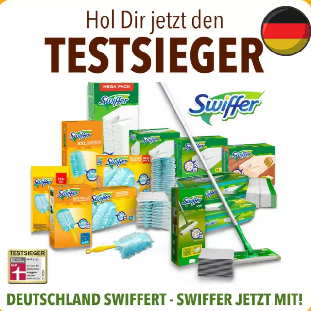 Swiffer Swiffer Staubmagnet Bodentücher Starter Sets Nachfüller Tücher Febreze