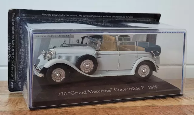 IXO / De Agostini - 770 "Grand Mercedes" Convertible F - 1932 - 1:43 - NEU