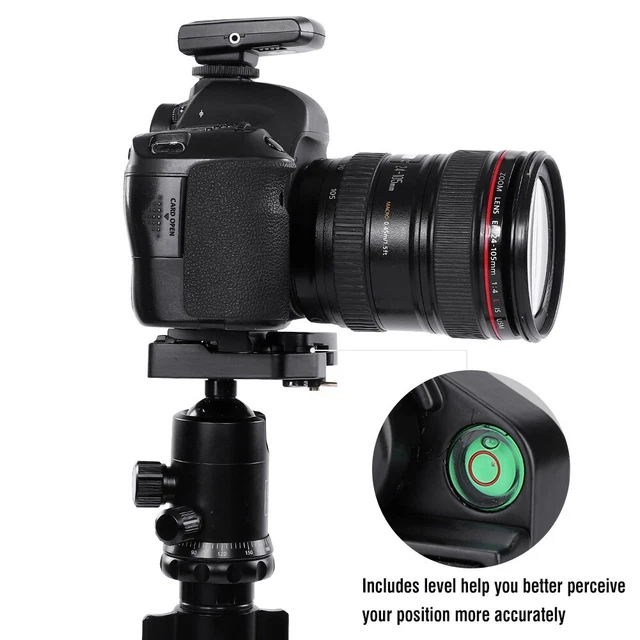 Abrazadera adaptador de liberación rápida para cámara para PL-2000 DSLR 323 deslizante NUEVA