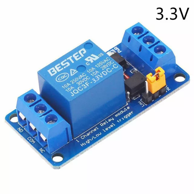 Module de relais 3.3V 5V 12V 24V 1 canal déclencheur de niveau haut et bas