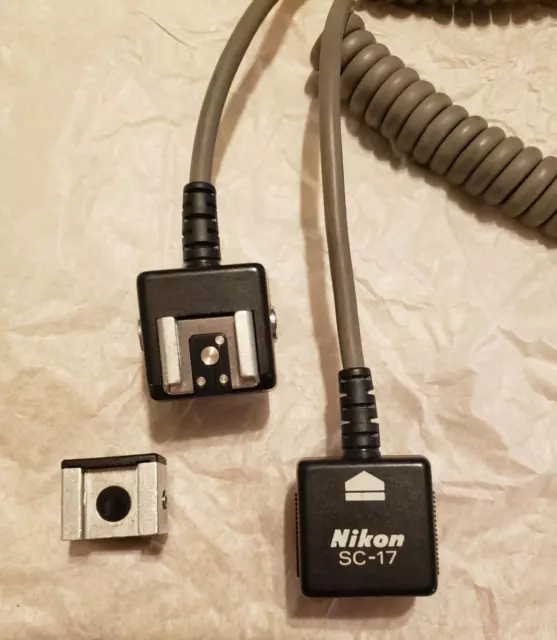 Nikon SC-17 TTL Sync Coiled Extension Cord Flash Accessory