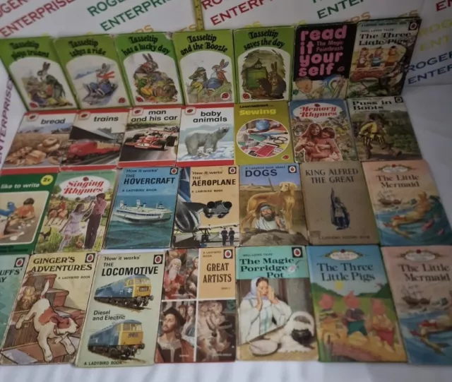 Joblot of  28 Vintage Ladybird Children's Books - Tasseltip, Alfred The Great...