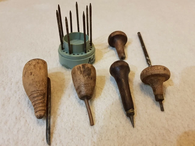 Golpe de joyería antigua / escriba / selección bradawl