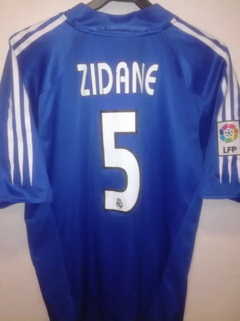 REAL MADRID 2004-2005 Zidane 5 camiseta shirt trikot maillot maglia