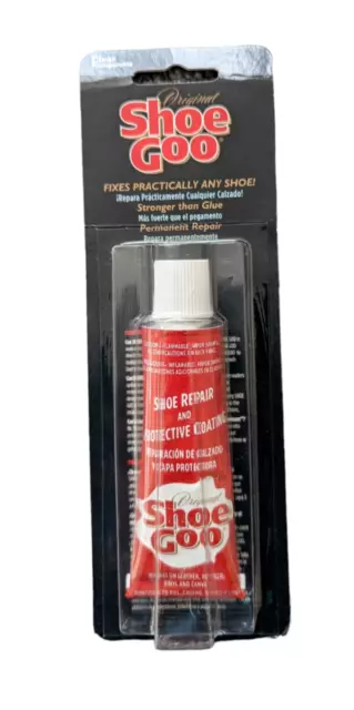 Shoe Goo Repair Glue 1 Fl oz  29.7ml Clear Permanent Adhesive - Leather Rubber
