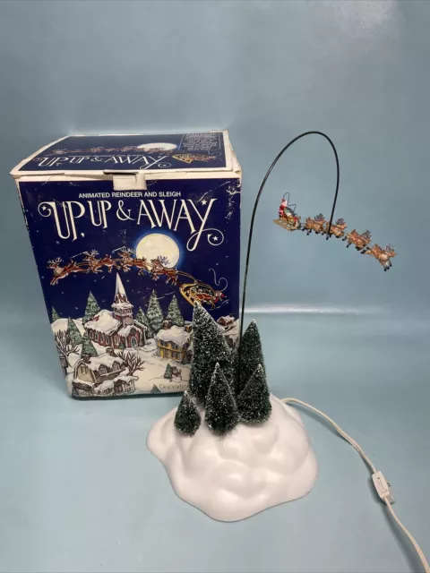 Department Dept 56 Animated Sleigh Up, Up & Away - TESTED WORKS